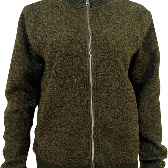 Women’s Sherpa Fleece Jacket | Medium - Picture 3 of 3